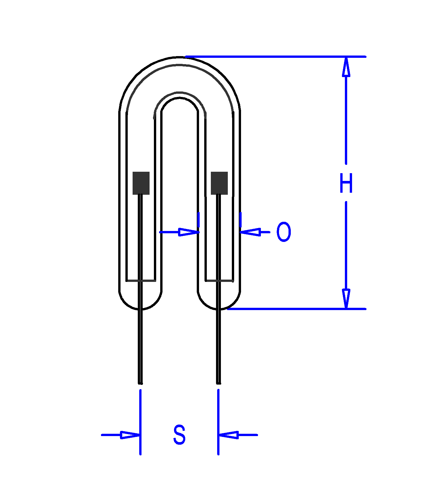 flash tubes shape 8